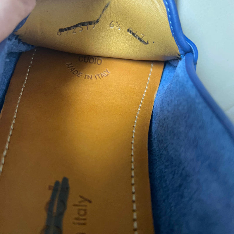 Gucci Interlocking Double G Blue Casual Shoes 0079