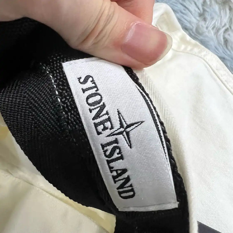 Stone Island Men's Casual White Cotton Pants 0089