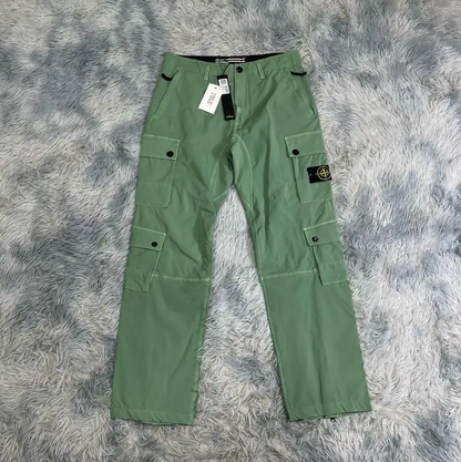 Stone Island Light Green Casual Men's Pants 0089