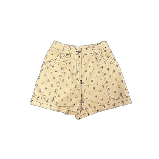 Hermes Logo Print Casual Shorts