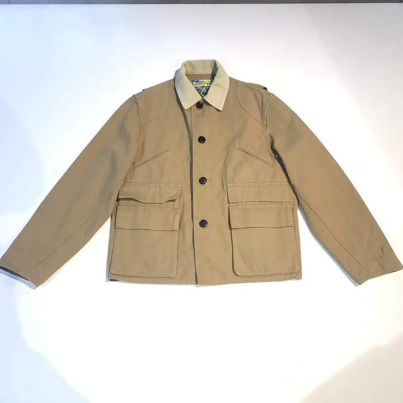 Loewe Casual Khaki Cotton Men's Jacket 0089