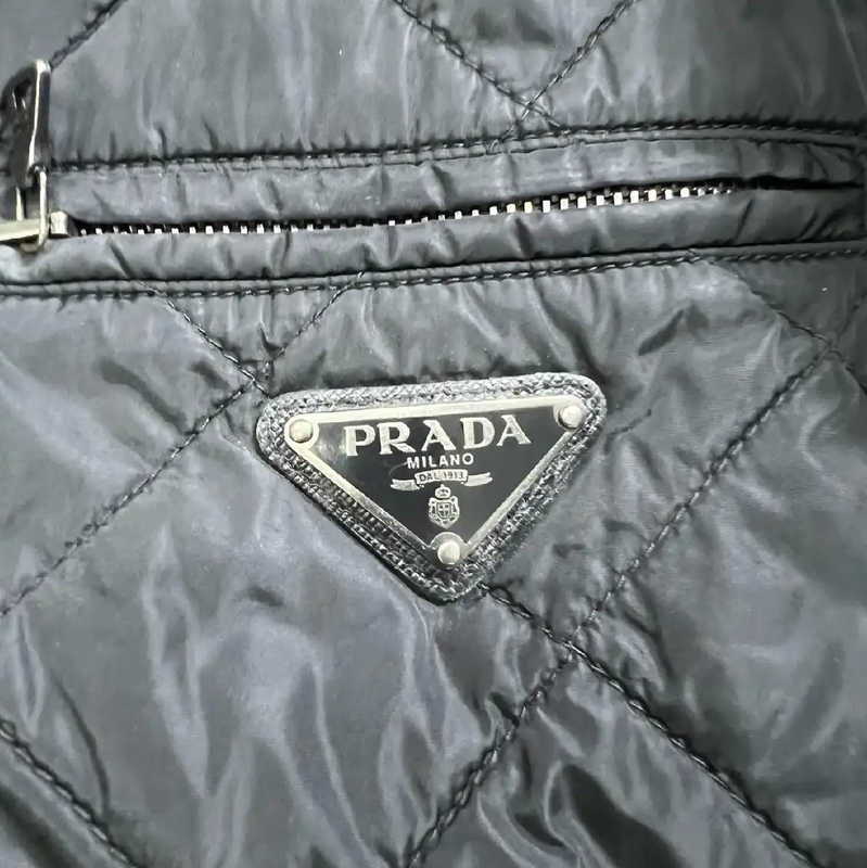 Prada Black Men's Quilted Jacket