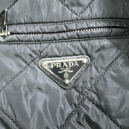 Prada Black Men's Quilted Jacket