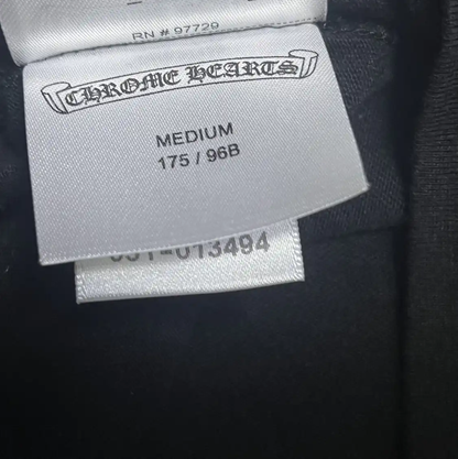 Chrome Hearts Black Short Sleeve T-Shirt for Men 0089