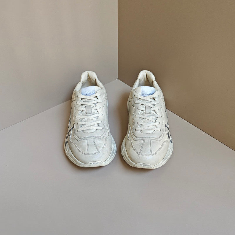 Gucci Rhyton Dad Sneakers in Ivory White 0079