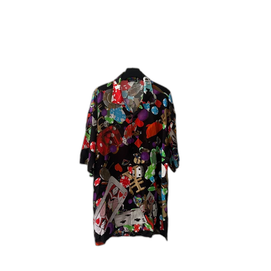 Balenciaga Casino Logo Short Sleeve Shirt