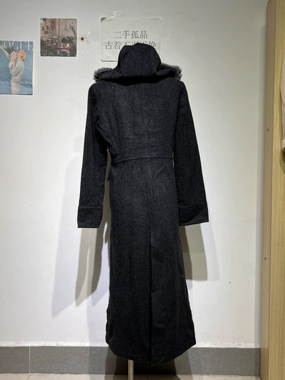 Vintage Prada Hooded Wool Coat