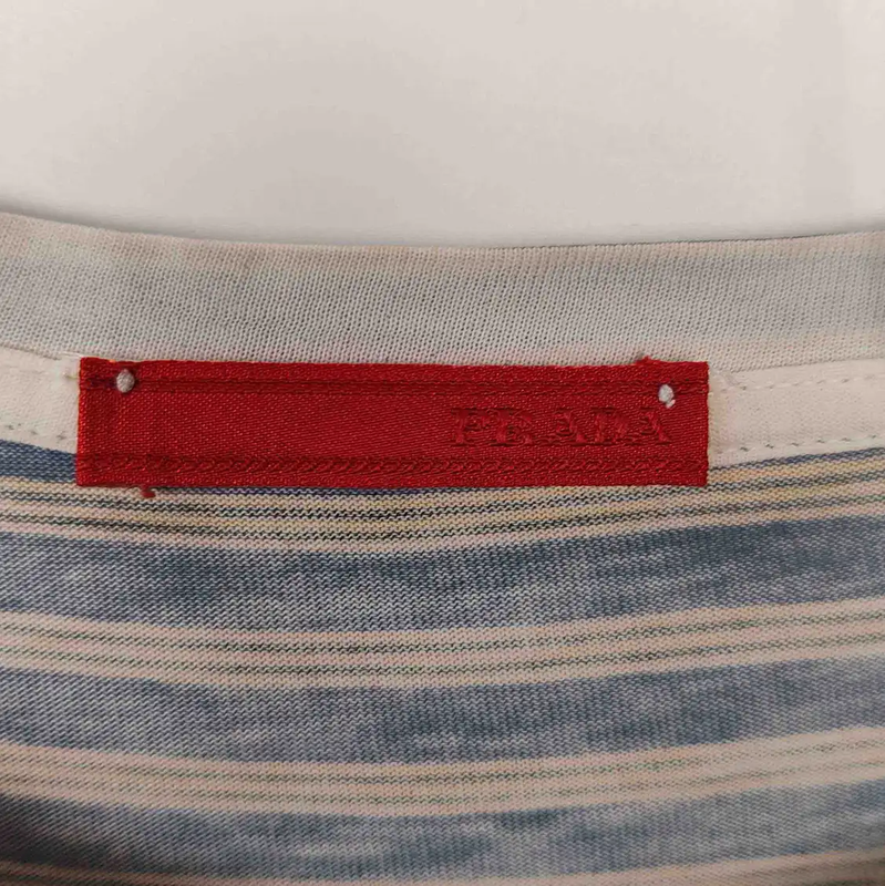 Prada M Striped Cotton T-Shirt for Men