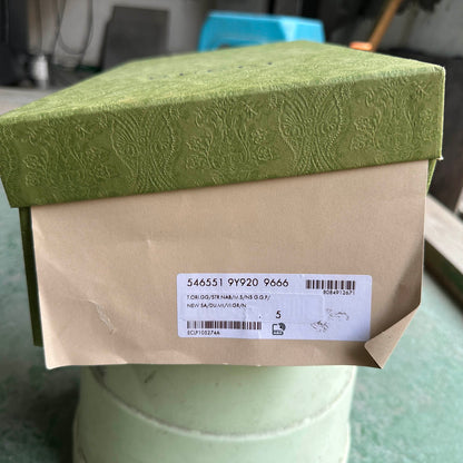 Gucci Screener Distressed Leather Low-Top Sneakers 0079