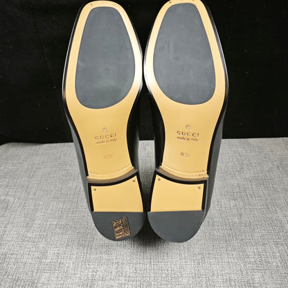 Gucci Jordaan Black Leather Casual Shoes 0079