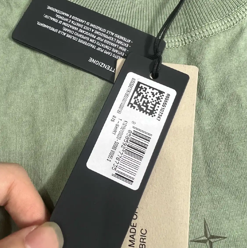 Stone Island Green Cotton Men's T-Shirt 0089