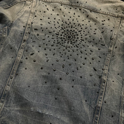 Amiri Vintage Studded Denim Trucker Jacket