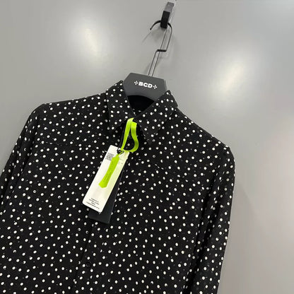 Saint Laurent Polka Dot Embroidered Shirt