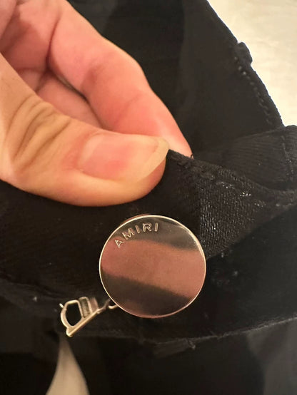 Amiri Ripped Black Denim Pants Size 32