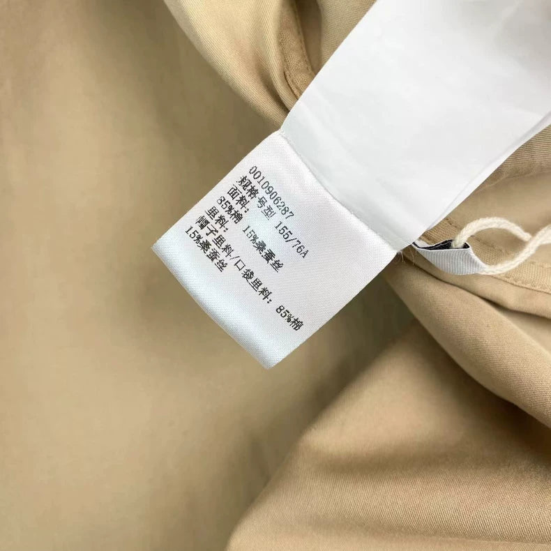 Loewe Cotton Hooded Short Trench Coat