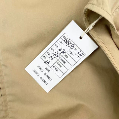 Loewe Cotton Hooded Short Trench Coat