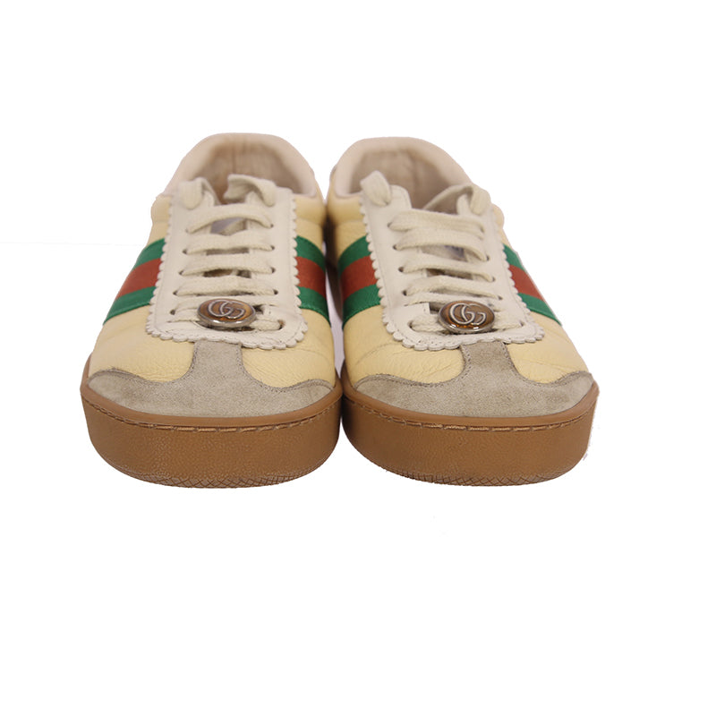 Gucci Leather and Suede Women's Sneakers 0079