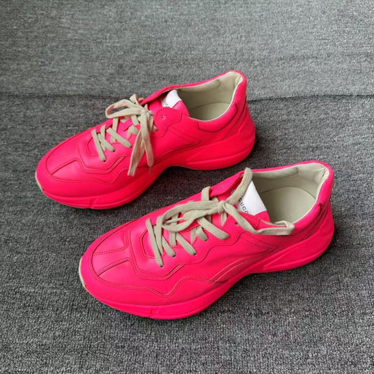 Gucci Rhyton Pink Low-top Dad Sneakers 0079