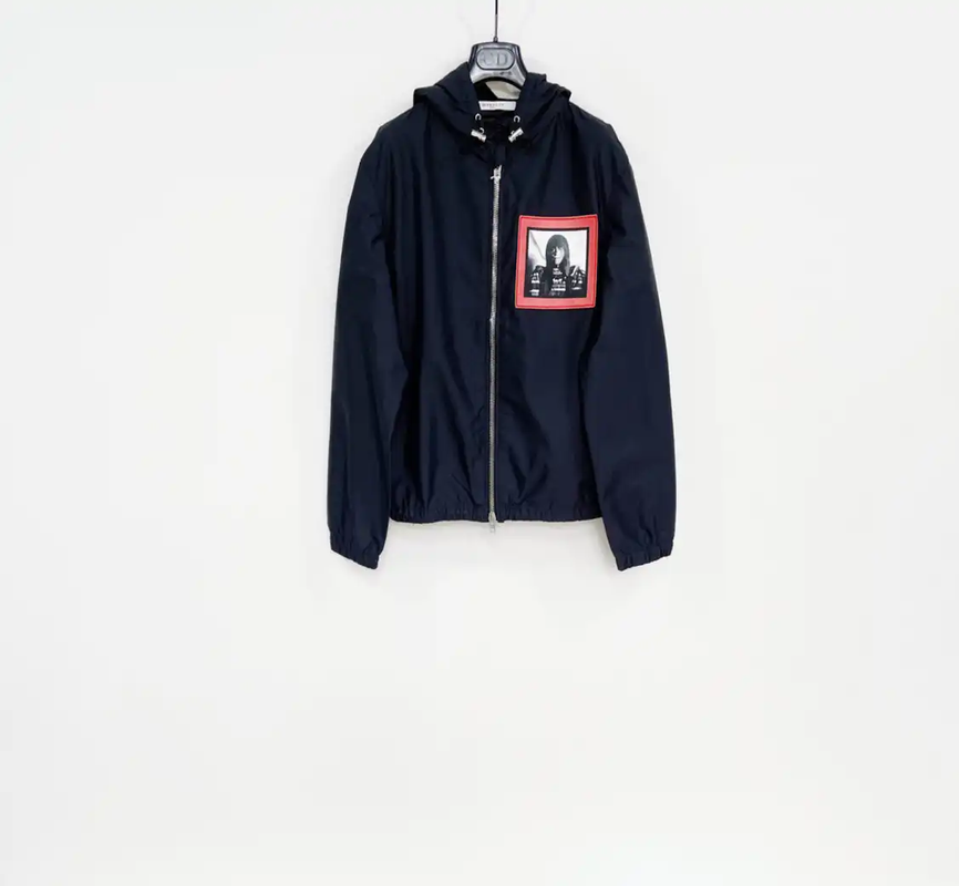 Givenchy Black Hooded Men's Jacket 0089