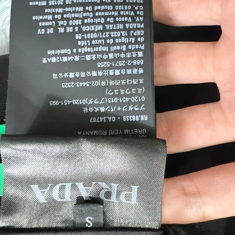 Prada Black Men's Jacket Size S