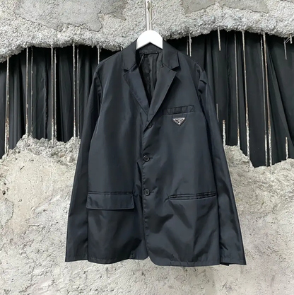 Prada Black Long Sleeve Coat for Men