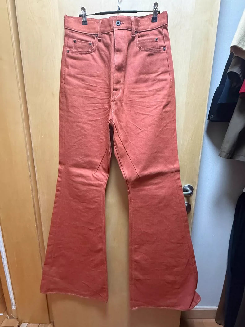 Rick Owens Flared Denim Jeans