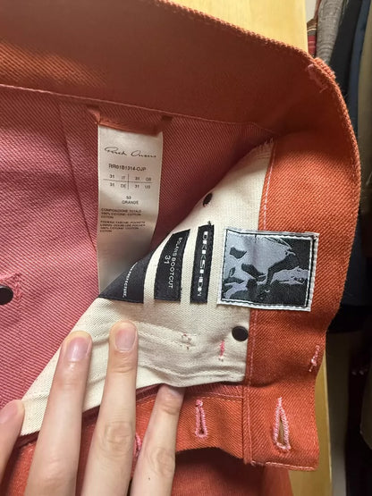 Rick Owens Flared Denim Jeans