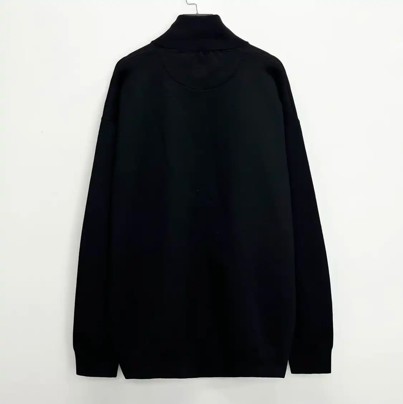 Prada Black Wool Long Coat for Men