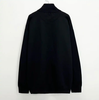 Prada Black Wool Long Coat for Men