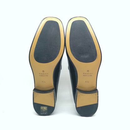 Gucci Jordaan Leather Horsebit Casual Shoes 0079