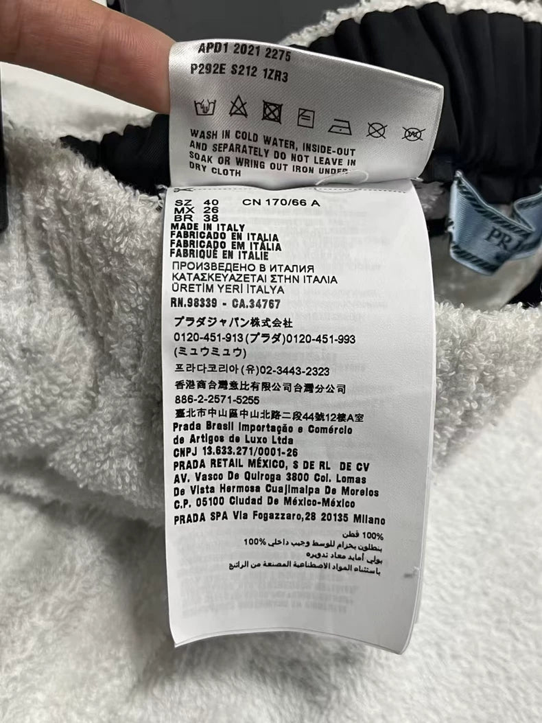 Prada Towel Triangle Shorts