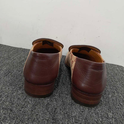 Gucci Khaki GG Horsebit Loafers for Men 0079