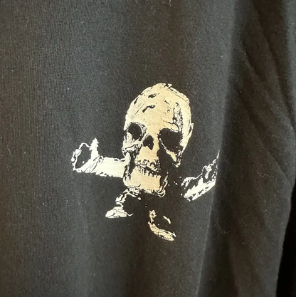 Chrome Hearts Black Cotton Graphic Tee 0089