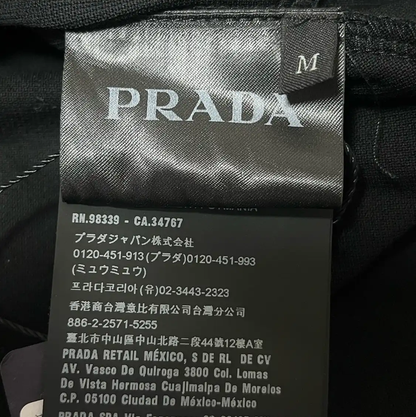 Prada Men's Black Cotton T-Shirt
