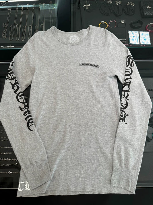 Chrome Hearts Gray Waffle Long Sleeve-yf