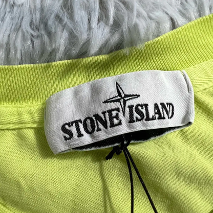 Stone Island Men's Yellow Cotton T-Shirt 0089