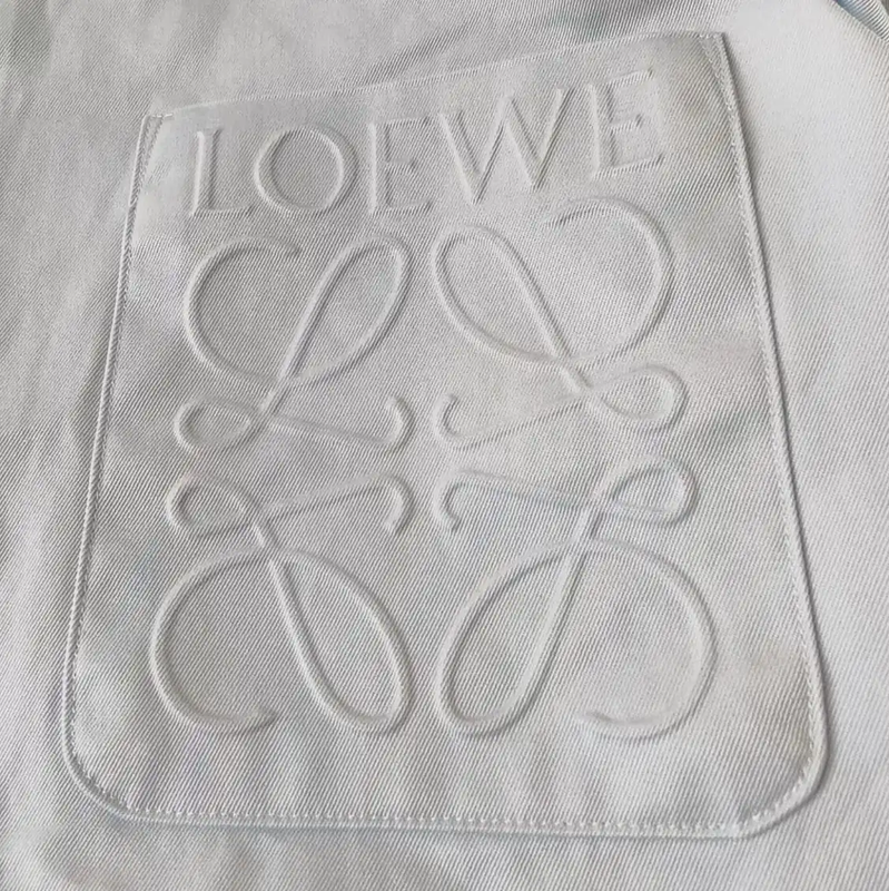 Loewe Blue Cotton Long-Sleeve Shirt 0089