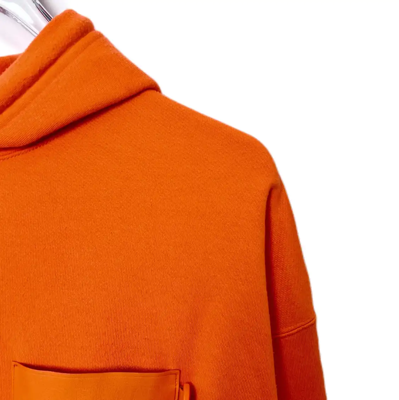 Loewe Men's Orange Cotton Blend Hoodie 0089