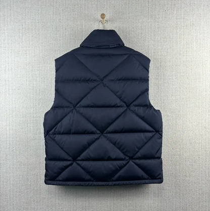 Prada Men's Navy Puffer Vest