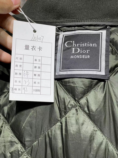 Dior Green Padded Vintage Jacket