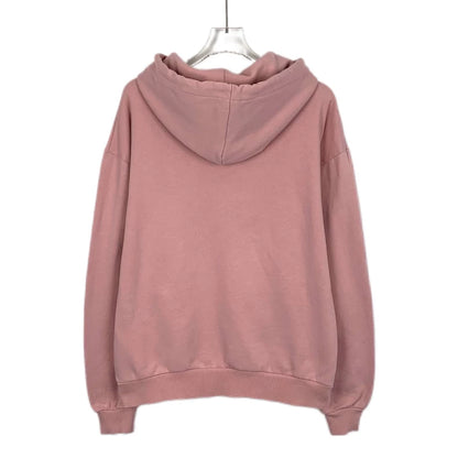 Celine Pink Logo Cotton Hoodie