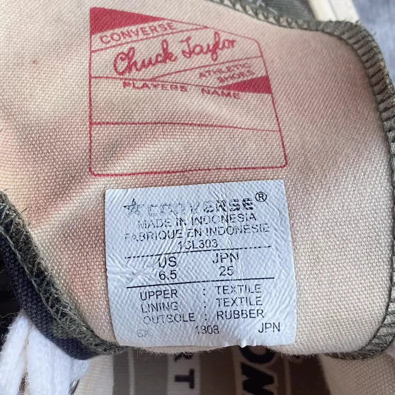 Converse Addict Camouflage High Top Sneakers-zp