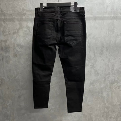 Amiri Black Denim Jeans with Crystal Detail