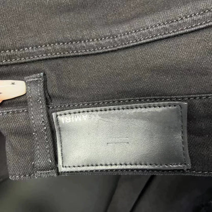 Amiri Black Denim Jeans with Crystal Detail