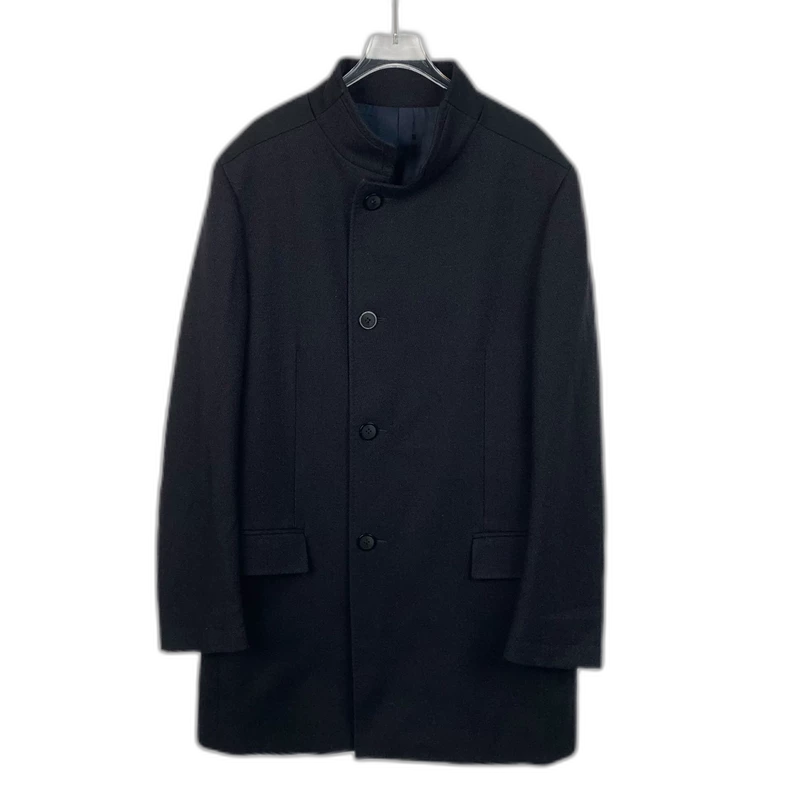 Givenchy Black Wool Single-Breasted Coat