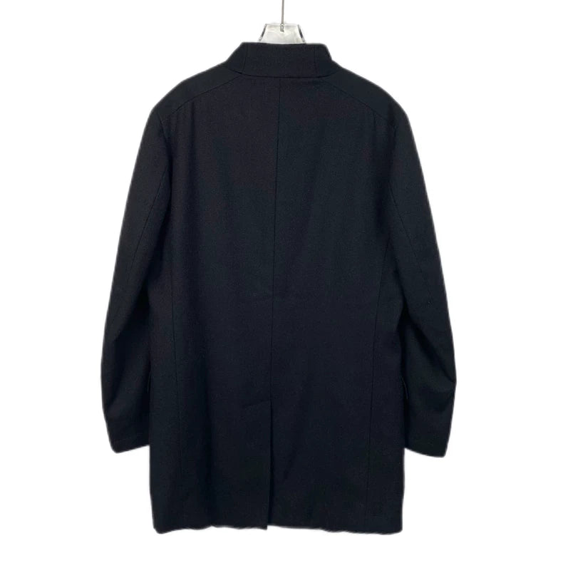 Givenchy Black Wool Single-Breasted Coat