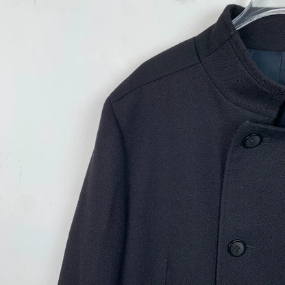 Givenchy Black Wool Single-Breasted Coat