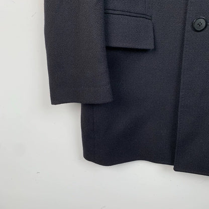 Givenchy Black Wool Single-Breasted Coat