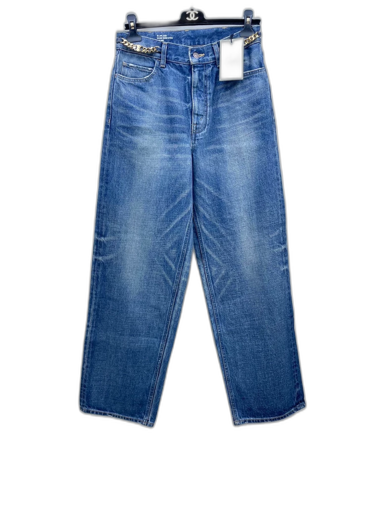 Celine Chain Denim Jeans Size 28