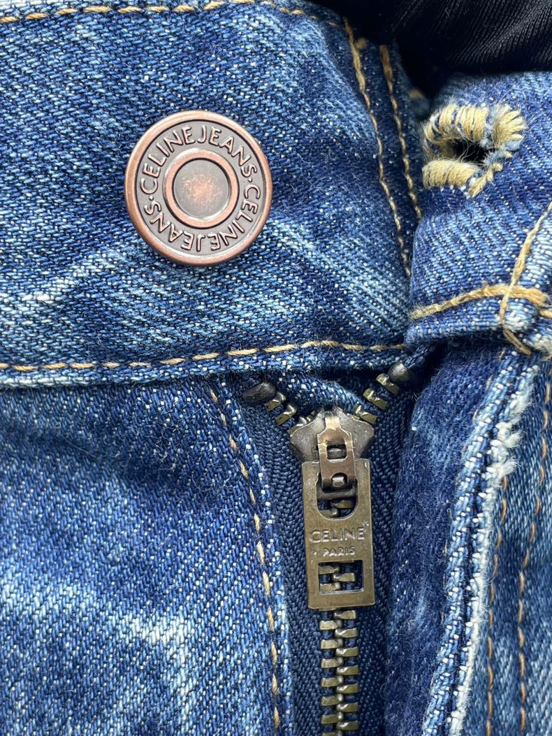 Celine Chain Denim Jeans Size 28